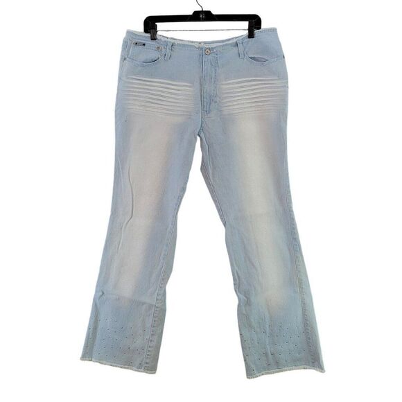 NWOT Revolt Sparkly Jeans Sz 24 - Picture 1 of 8